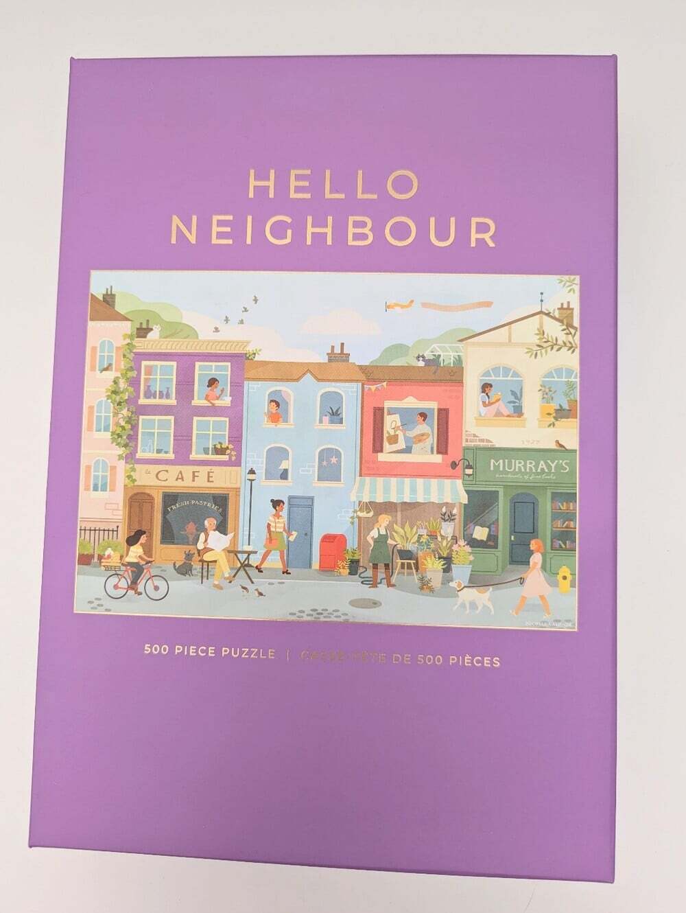 NEW IN BOX Hobbry "Hello Neighbour" Neighborhood Scene 500-Piece Puzzle